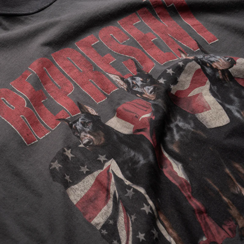 Represent Dream On Tour Tee - Sun Fade Grey