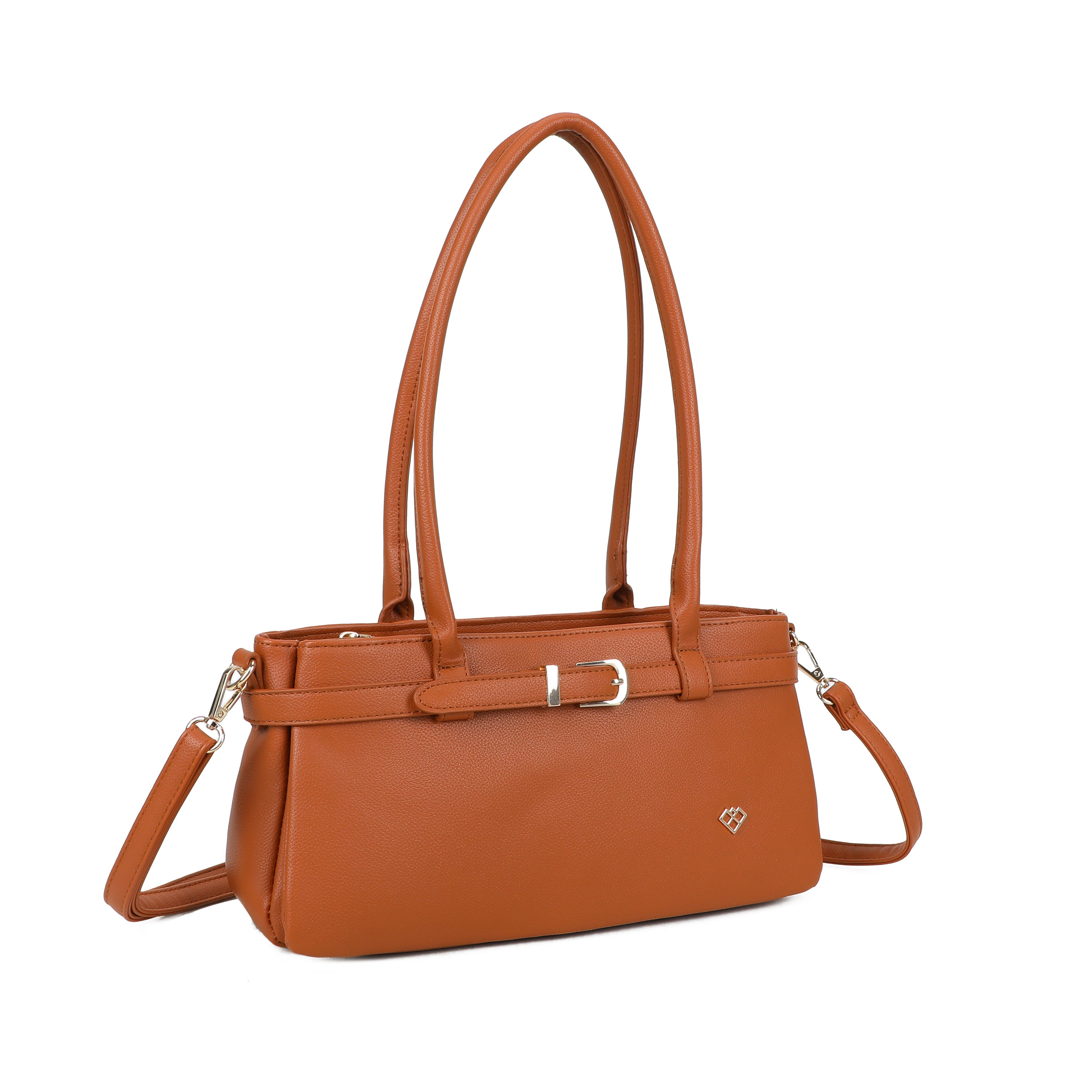 JFY Baguette Dual Top Handles Shoulder Bag