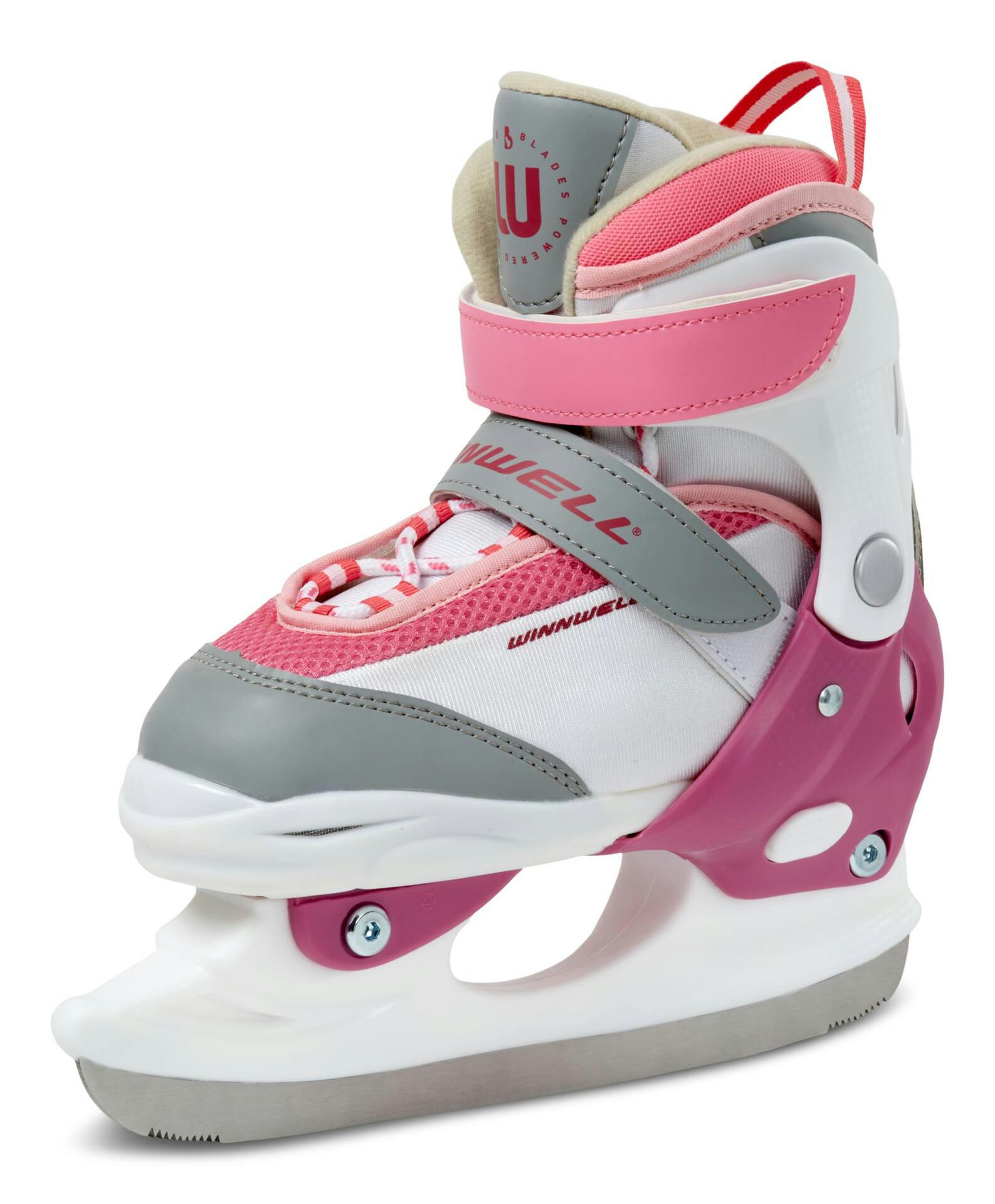 Winnwell Balance Blades Adjustable Skates, Pink, Youth, Assorted Sizes