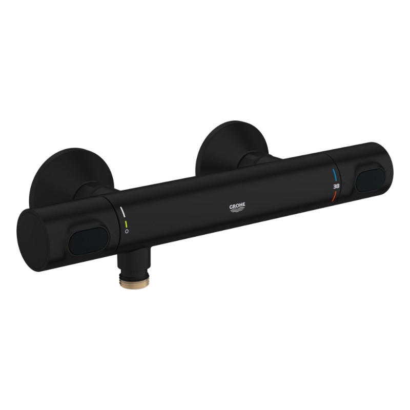 Mitigeur de douche thermostatique Precision Flow noir GROHE