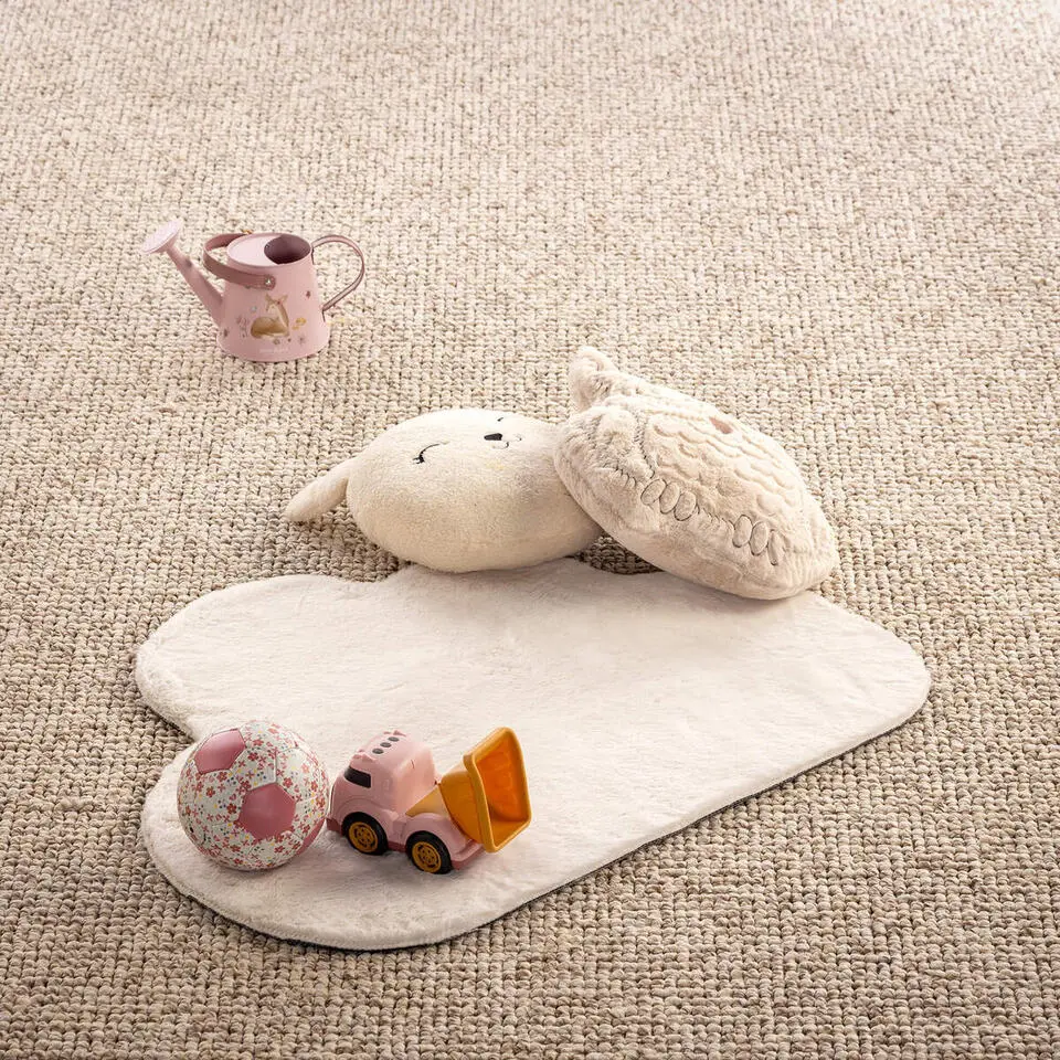 CLOUD - vloerkleed - 70x90 cm - wolk - Snow White - wit