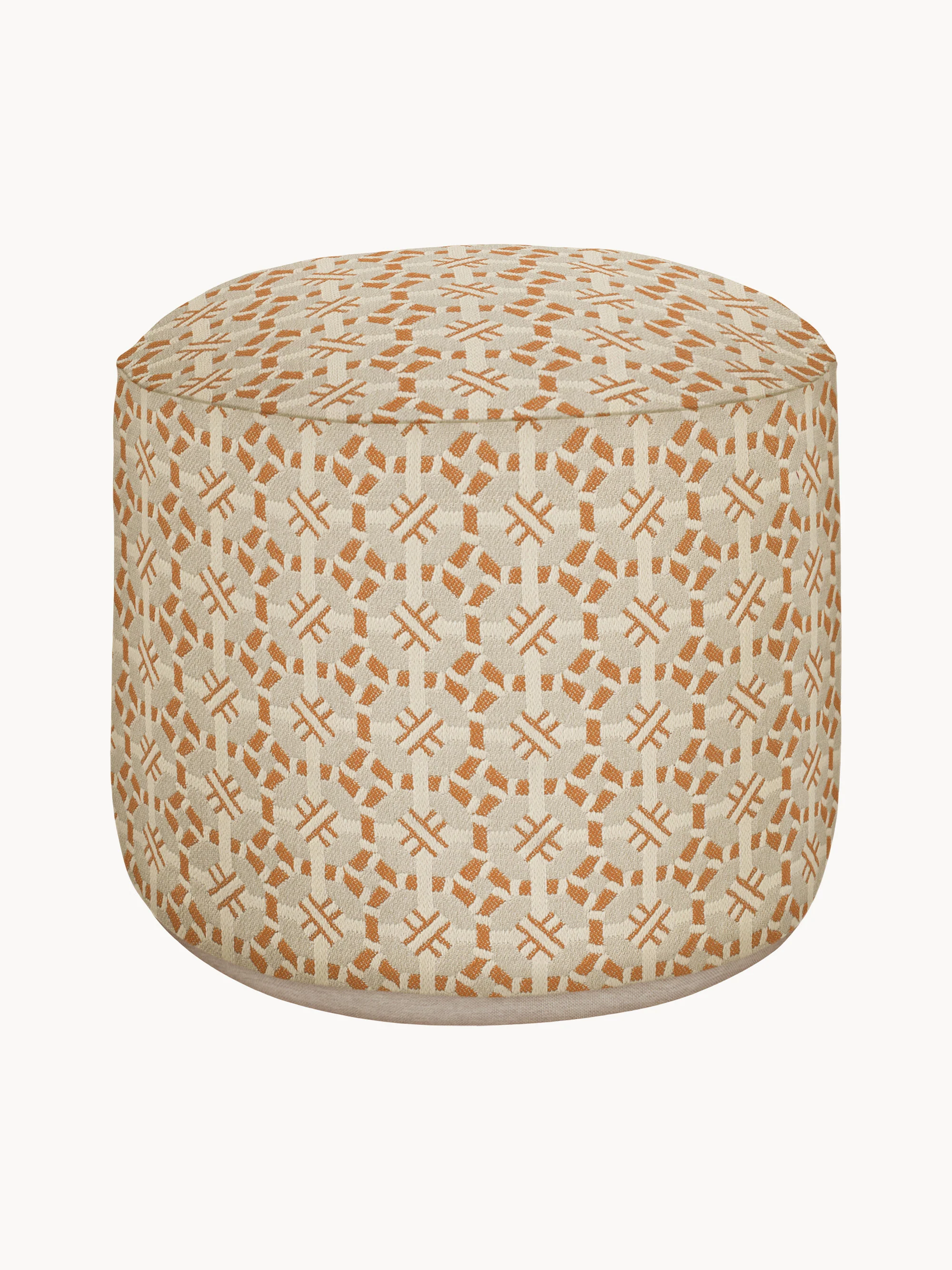 Handgefertigter Outdoor-Pouf Coco