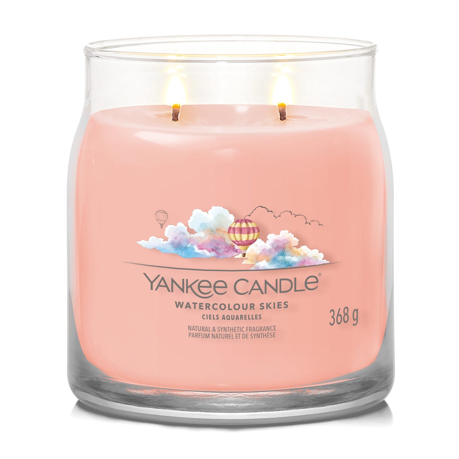 Watercolour Skies, candela in giara media Yankee Candle