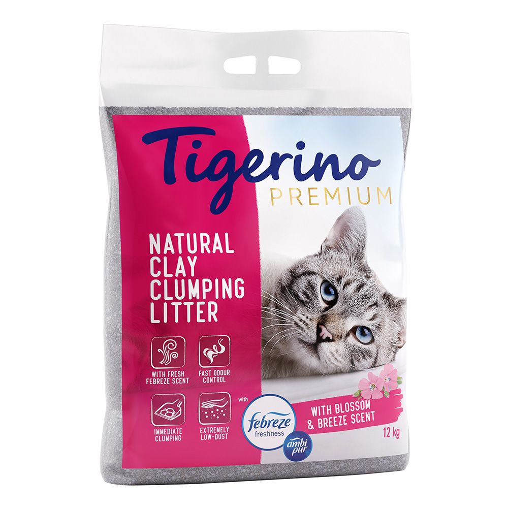 Tigerino Premium Cat Litter - Febreze Blossom & Breeze Scent