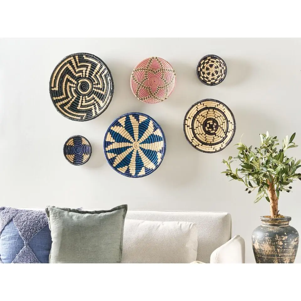 HOABINH - Wanddecoratie - Meerkleurig - Zeegras