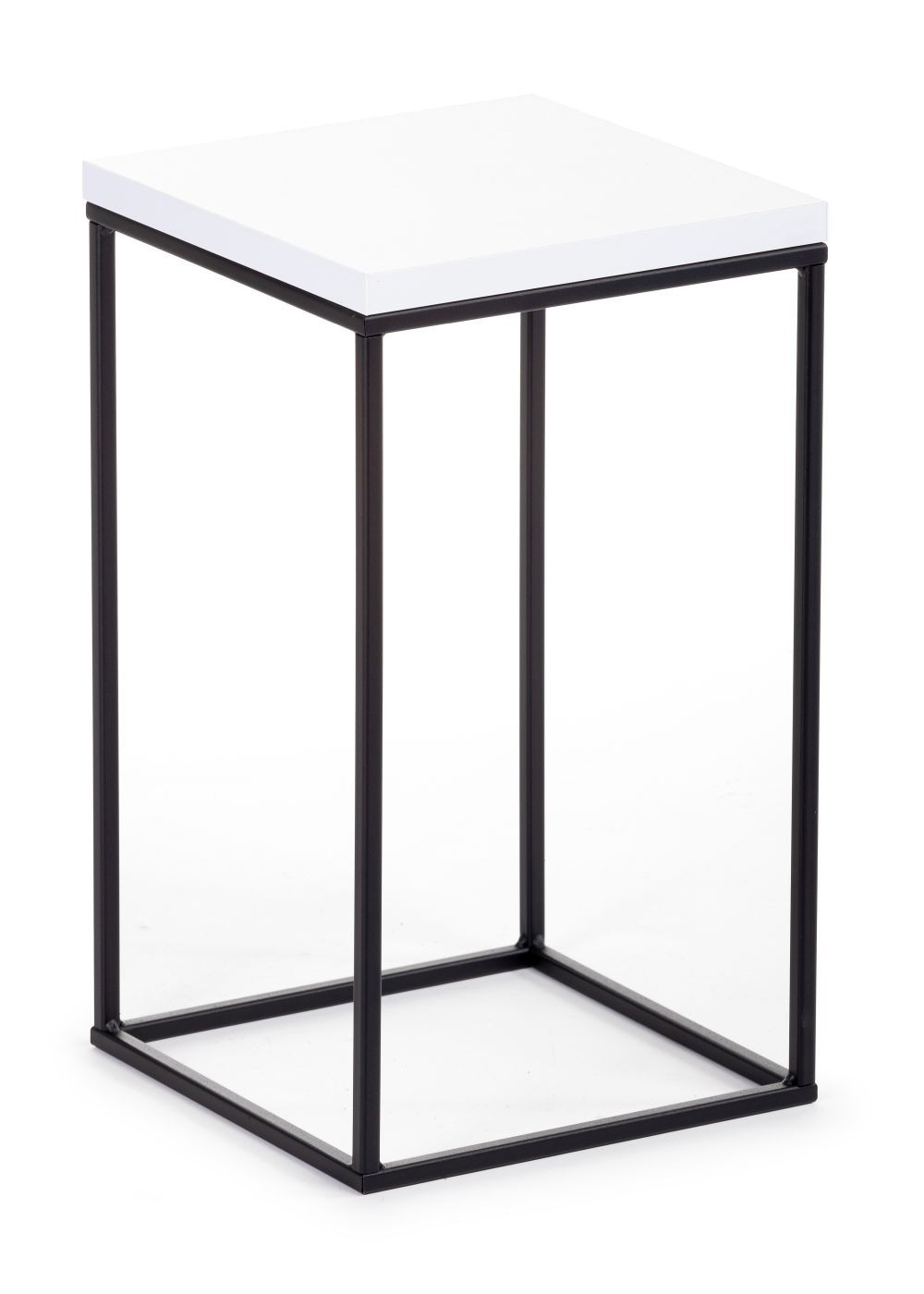 Kwietnik stojący 40 cm BasicLoft biały