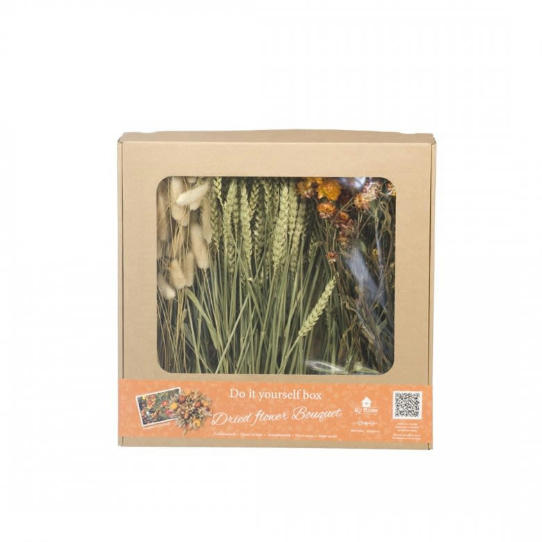 KIT DIY FS - Kit création bouquet fleurs séchées diy orange
