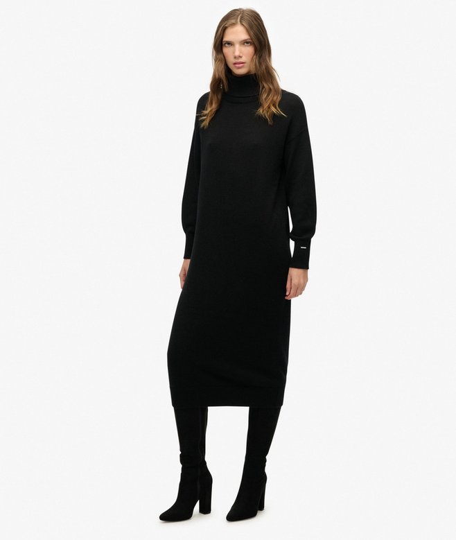 Rollneck Midi Jumper Dress