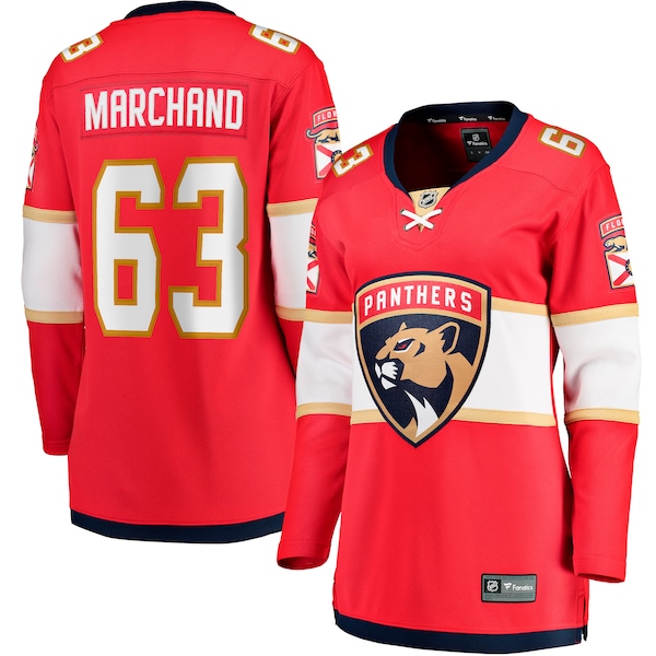 Brad Marchand Florida Panthers  Women's Home Breakaway Player Jersey - Red