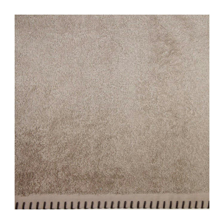 GRAND HOTEL BAIN - Serviette eponge en coton beige 70x140