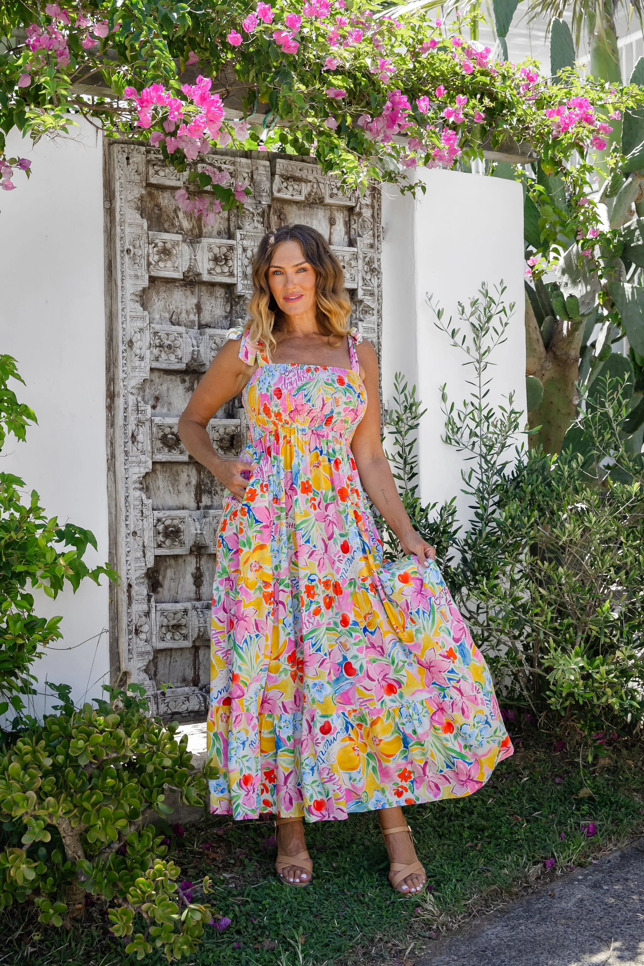 Tiana Maxi Dress in Vaycay Vibes