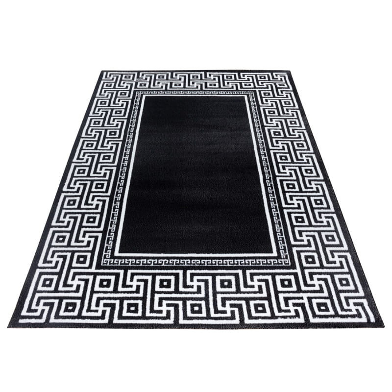 Dywan nowoczesny Parma czarno-kremowy 120 cm x 170 cm