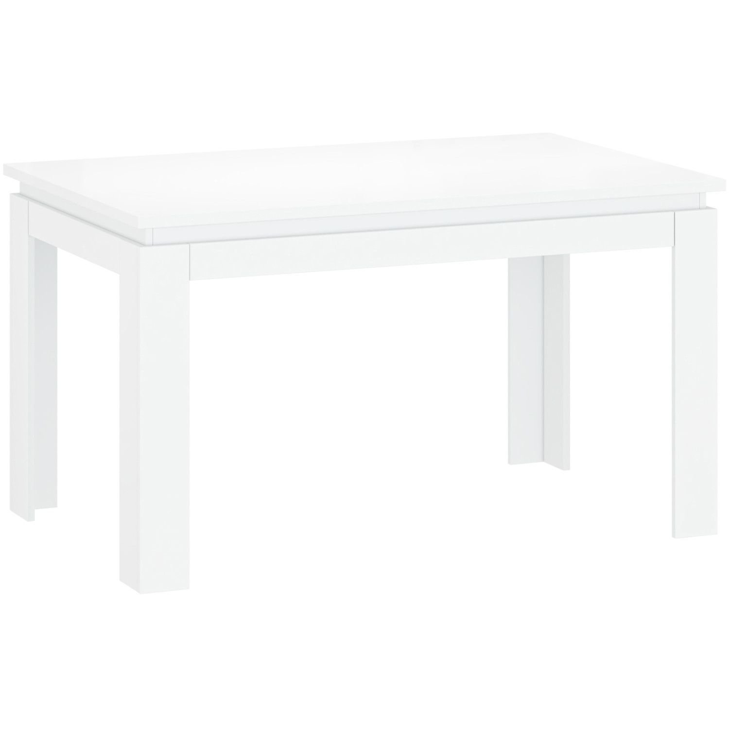 Stół Prostokątny Rozkładany do Jadalni FLARE 135-184 Biały