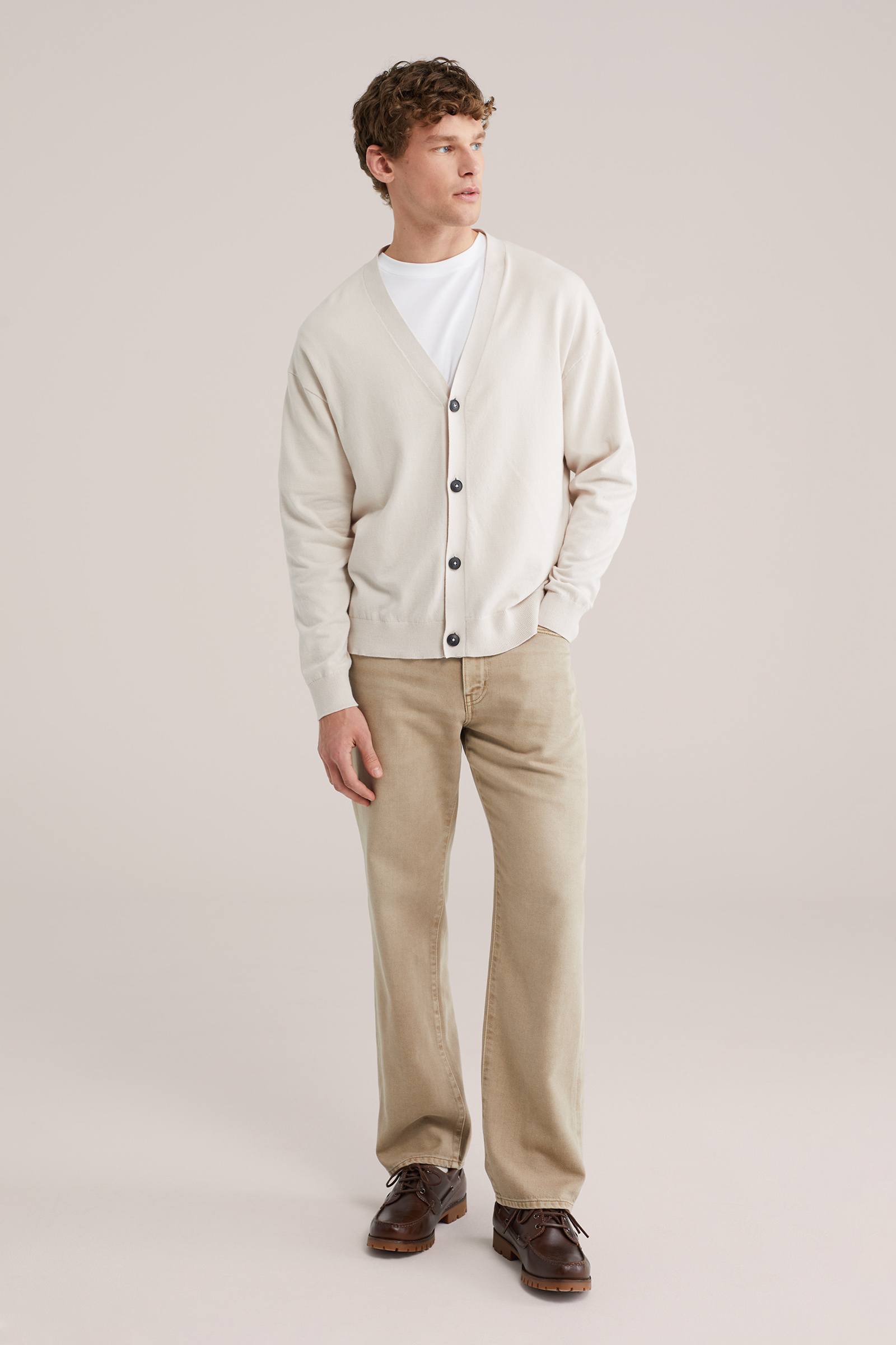 Heren relaxed fit vest