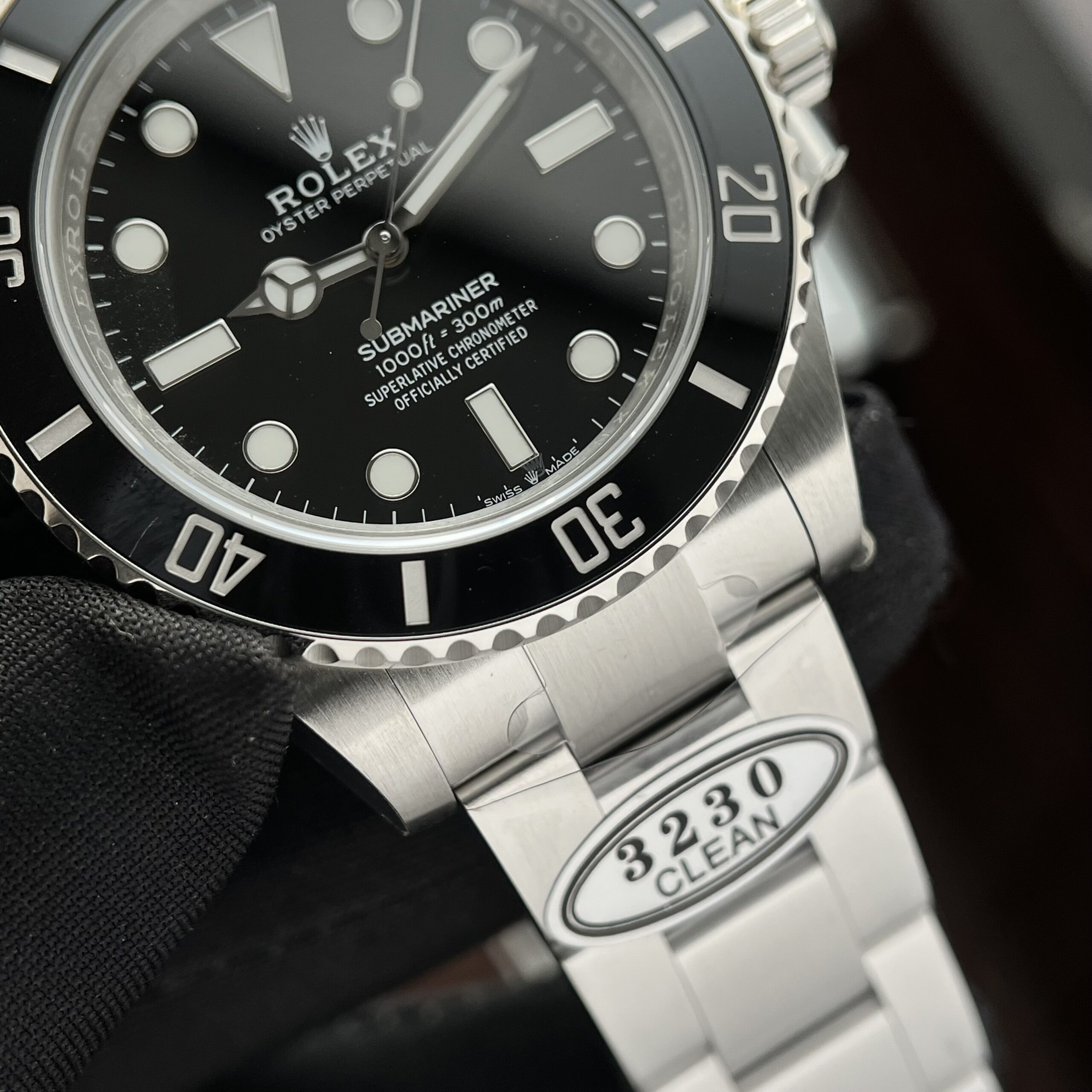 Rolex Submariner 124060LN 904L Steel Black Dial 41mm Oyster Super Clone