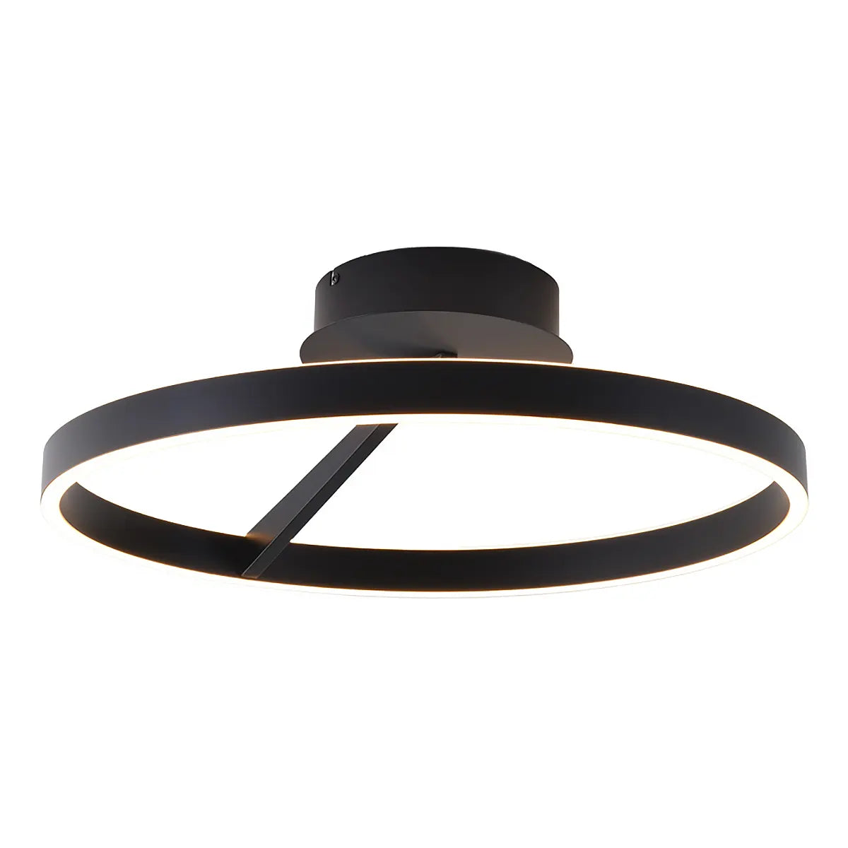 Freelight plafondlamp Pilota - 2 lichts - 55 x 18  cm - zwart