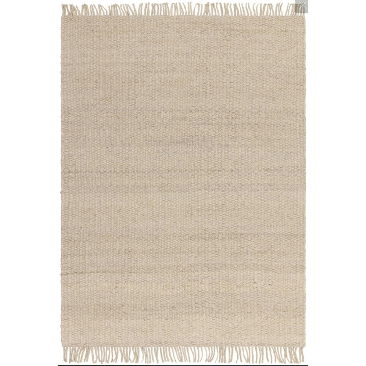 HURST - Tapis design en jute beige clair 120x170 cm