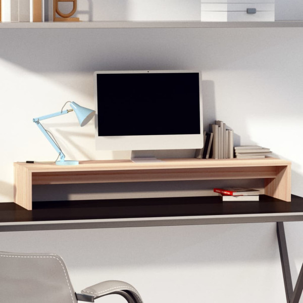 Podstawka na monitor lite drewno sosnowe 100x27x15 cm