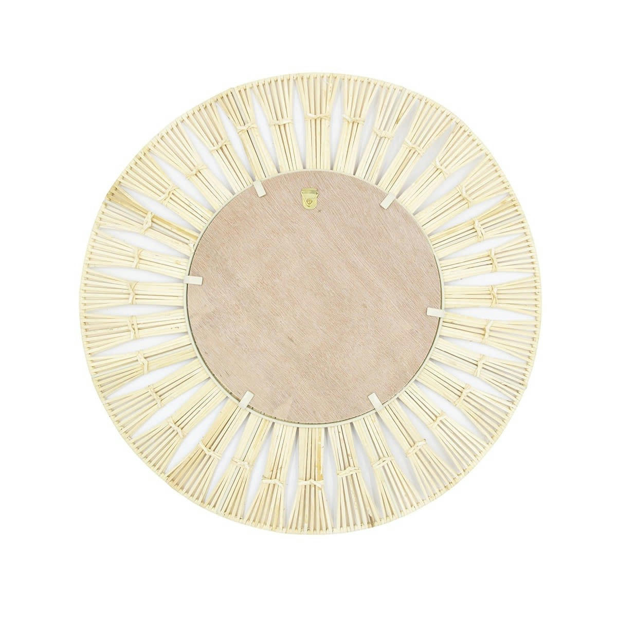 MALAYSIA - Miroir rond cadre rotin D50