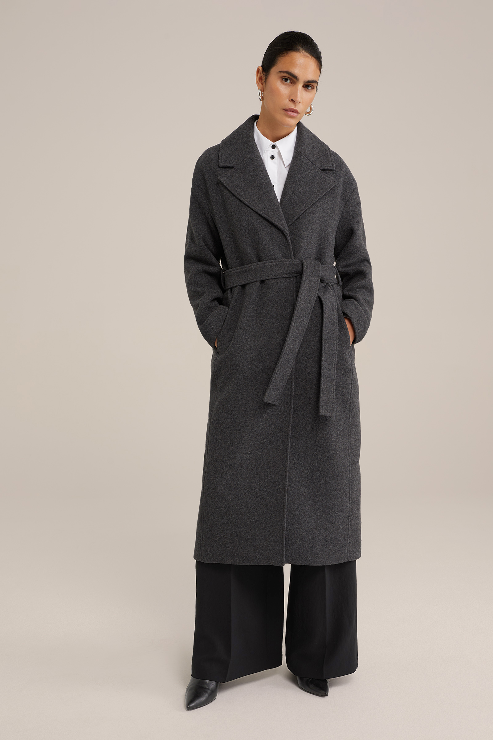 Dames jas van wolmix