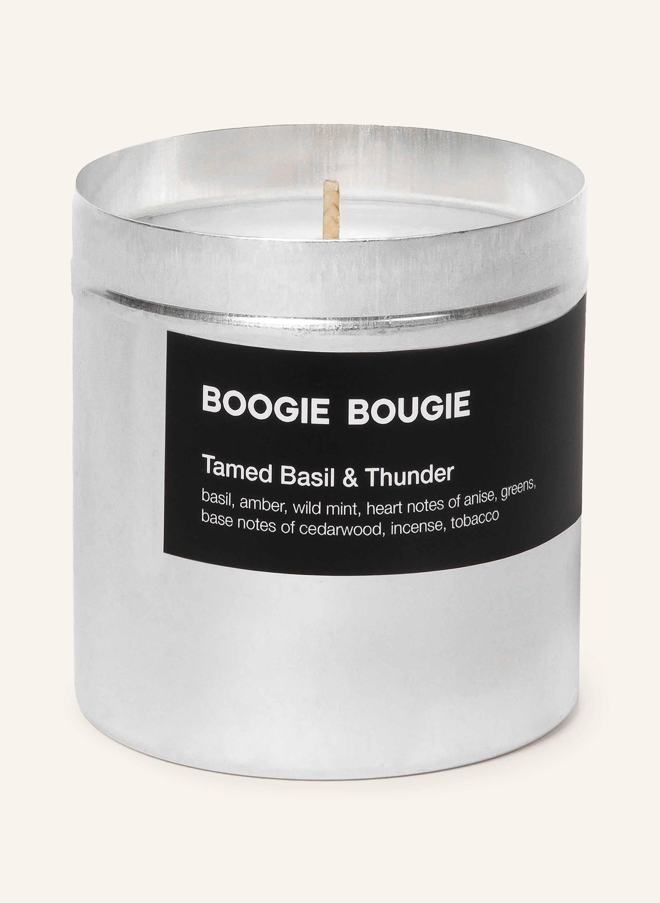 BOOGIE BOUGIE Duftkerze TAMED BASIL & THUNDER