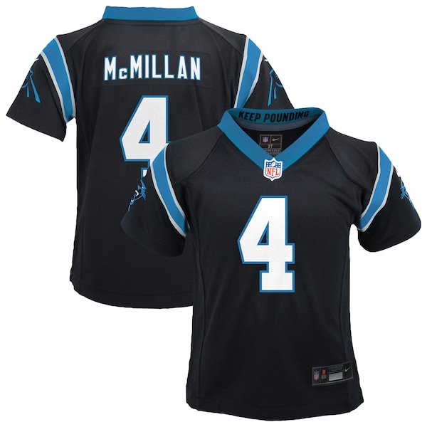 Tetairoa McMillan Carolina Panthers Nike Toddler Game Jersey - Black