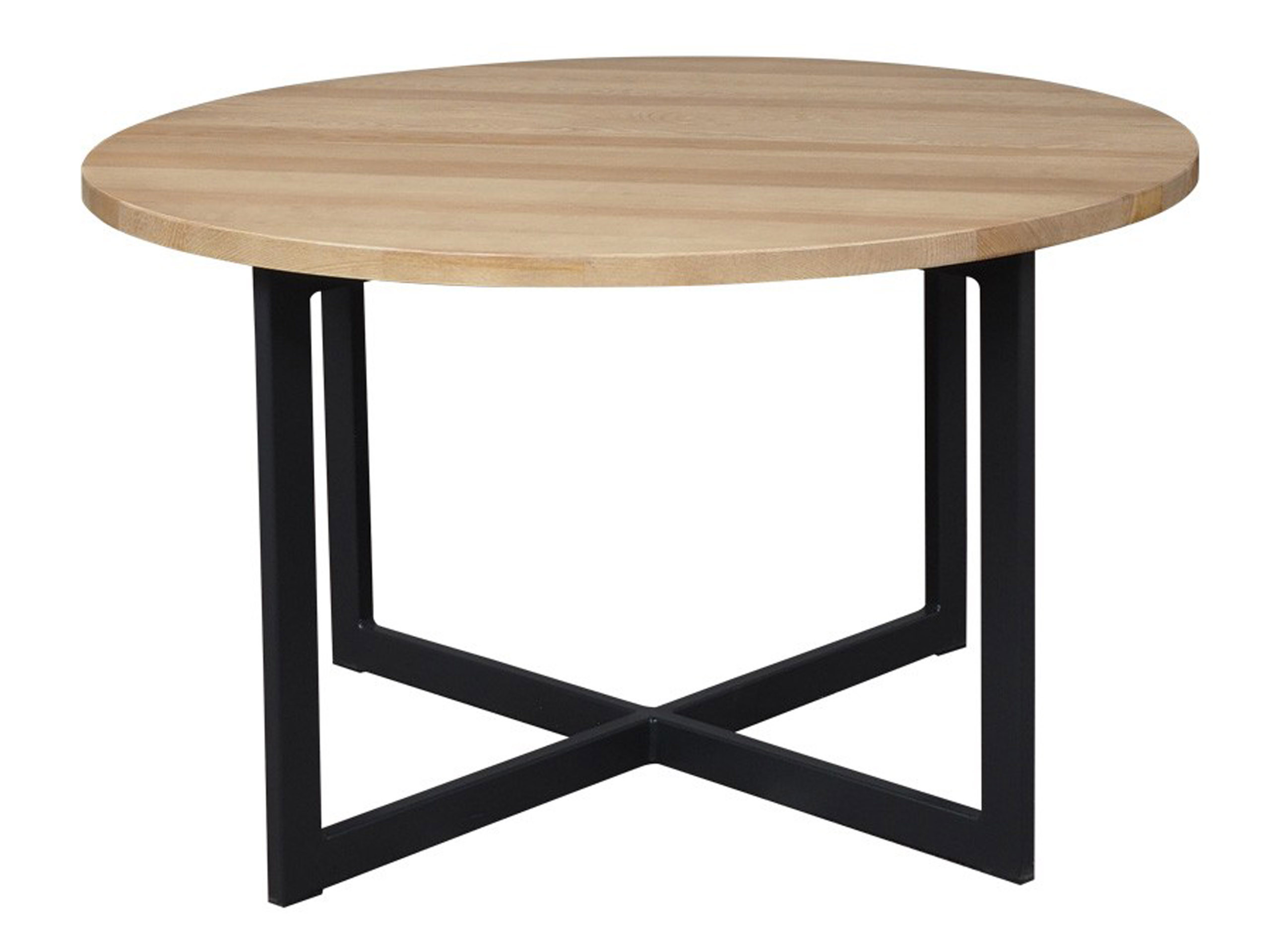 Ława okrągła Ø90 LOFT WOOD, kolor dębowy