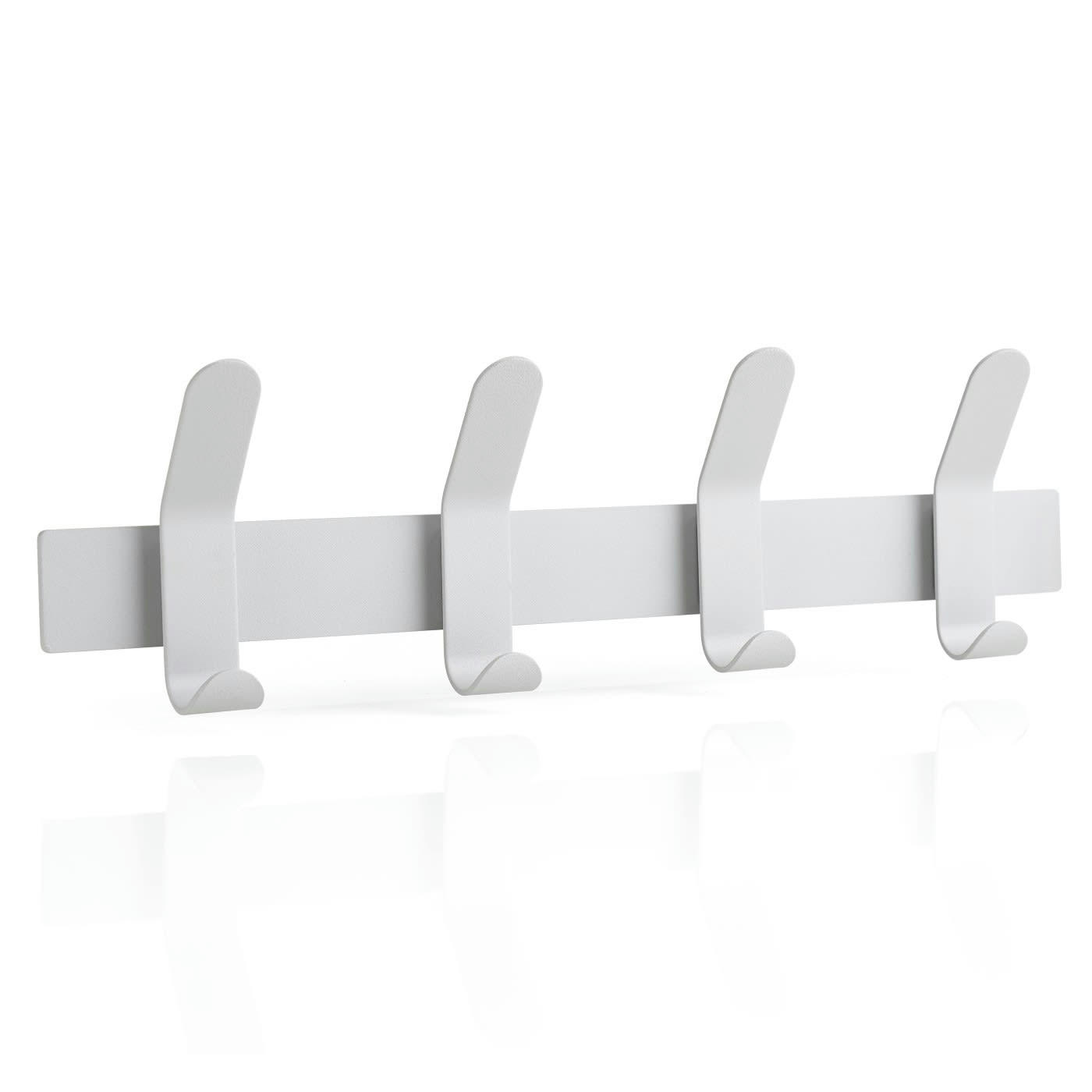 A-RACK - Patère acier gris clair 4 crochets