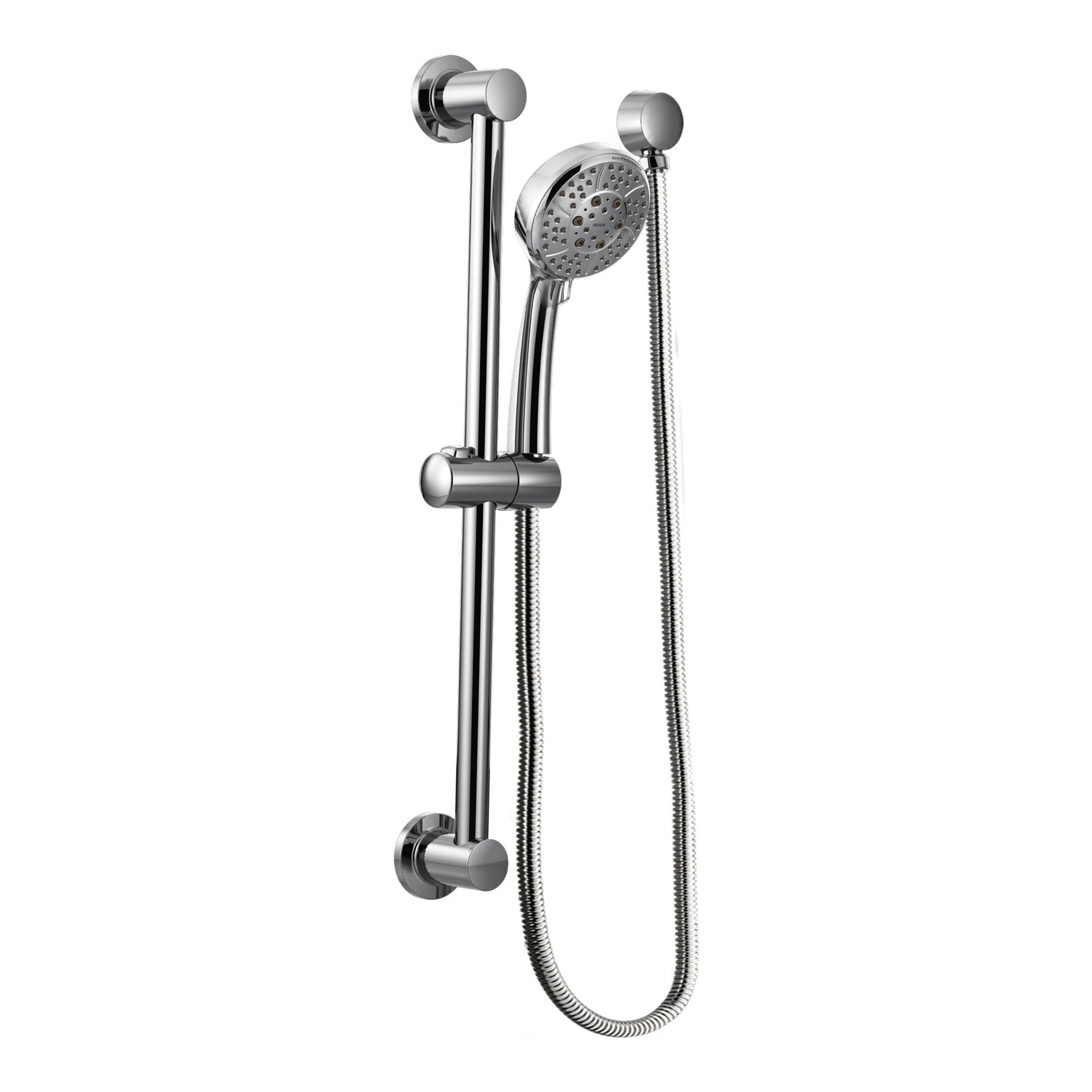 Moen Core Handheld Shower Head with 30-in Slide Bar, Chrome