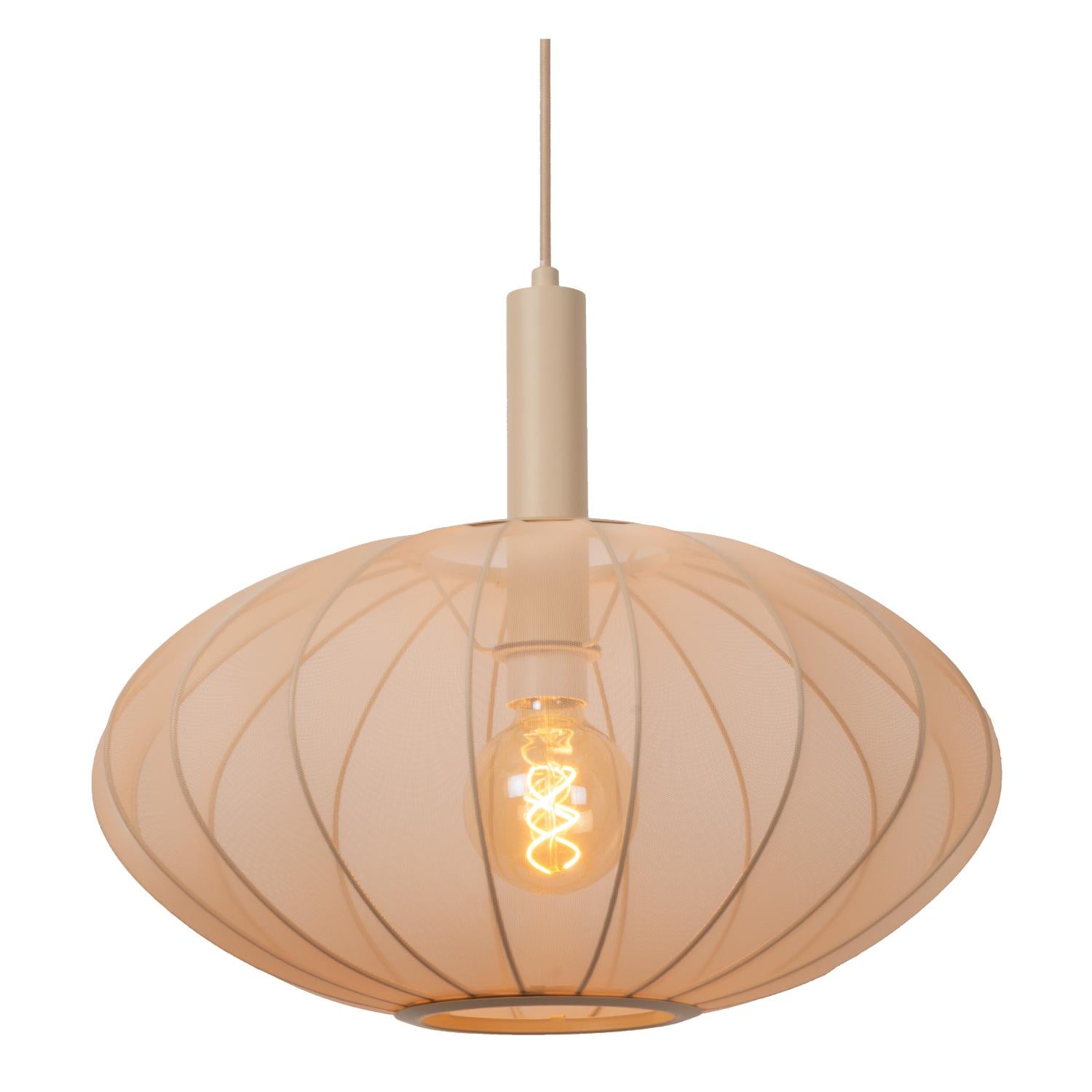 Lucide hanglamp CORINA - 1xE27 - Beige