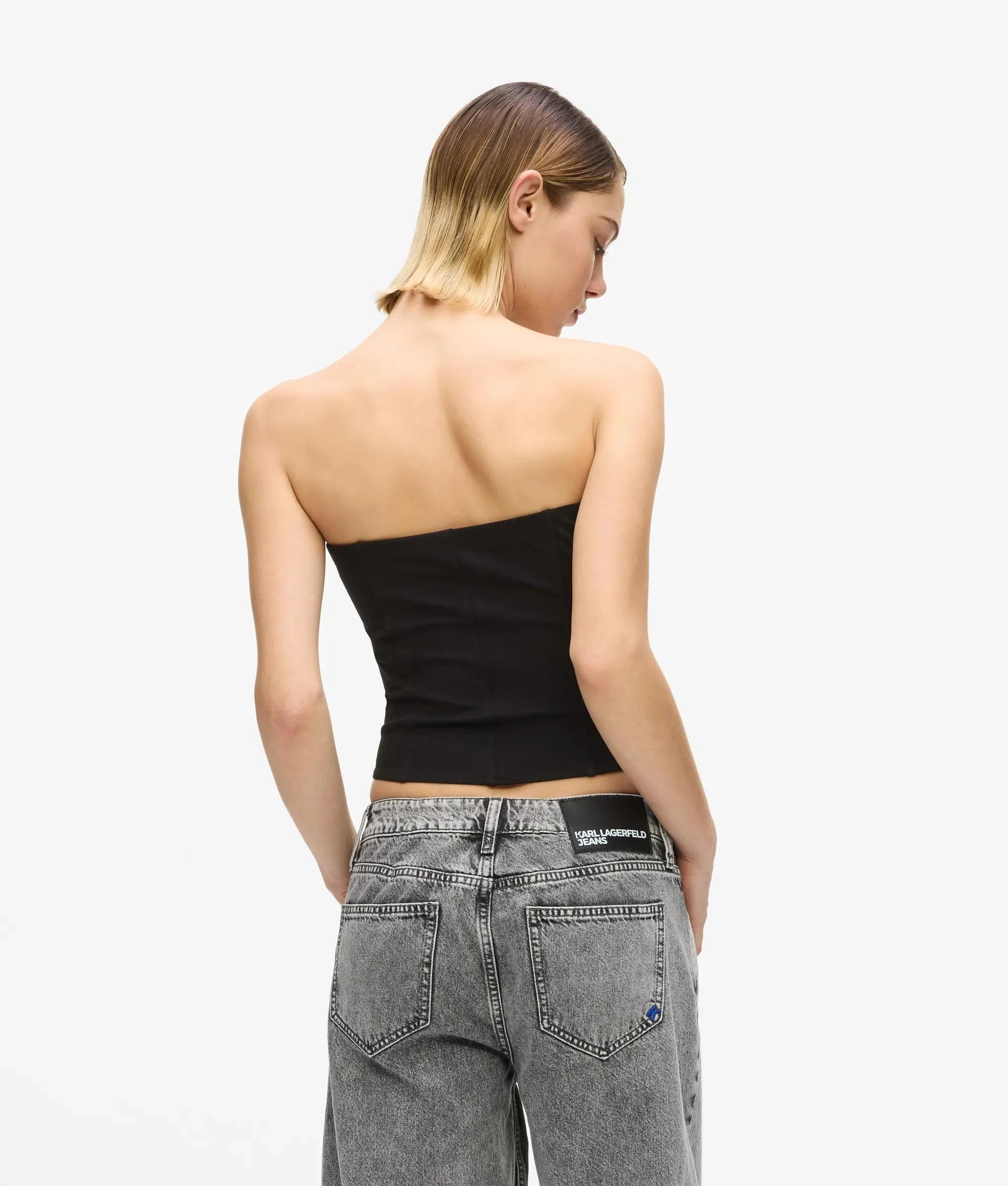 Haut corset à lacets