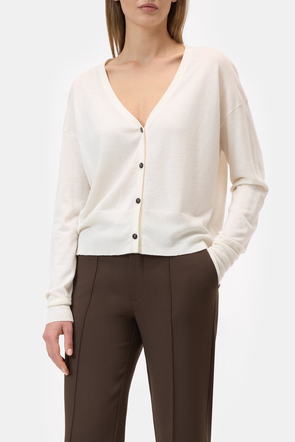 Cardigan aus Seide-Kaschmir-Mix