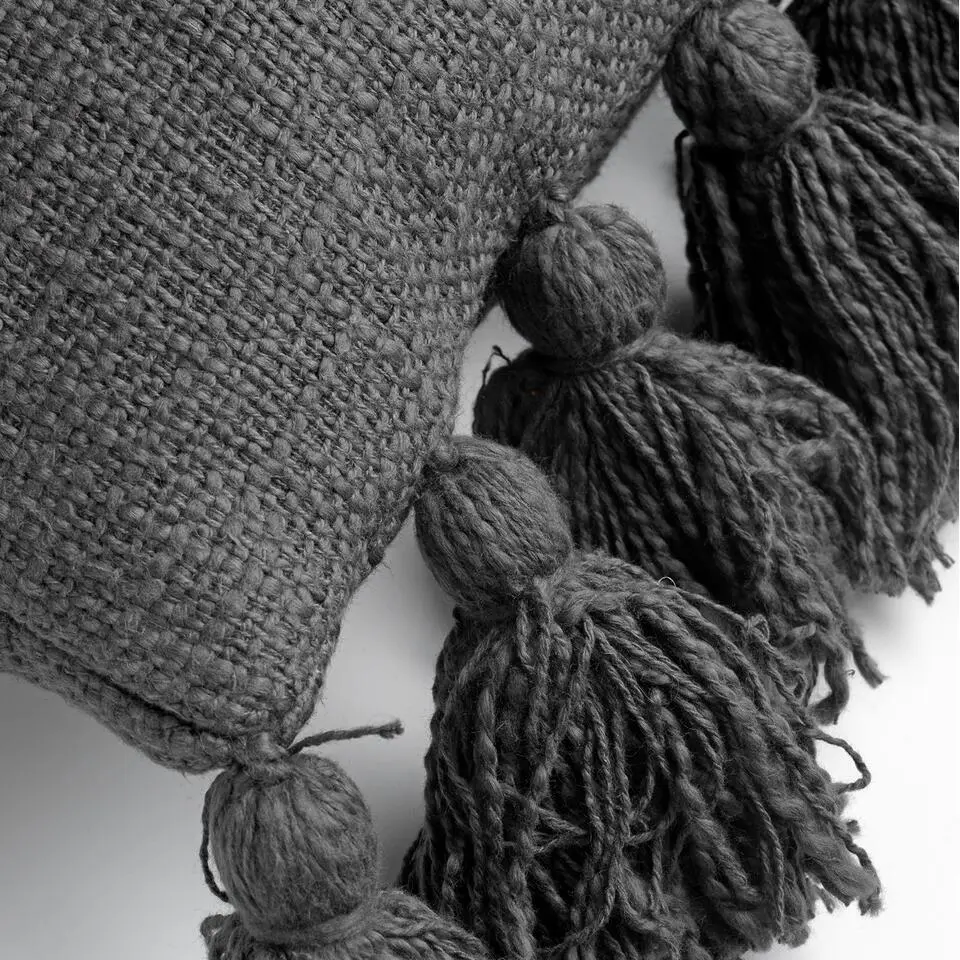 Kussenhoes Ruby - Charcoal Gray - 45x45 cm