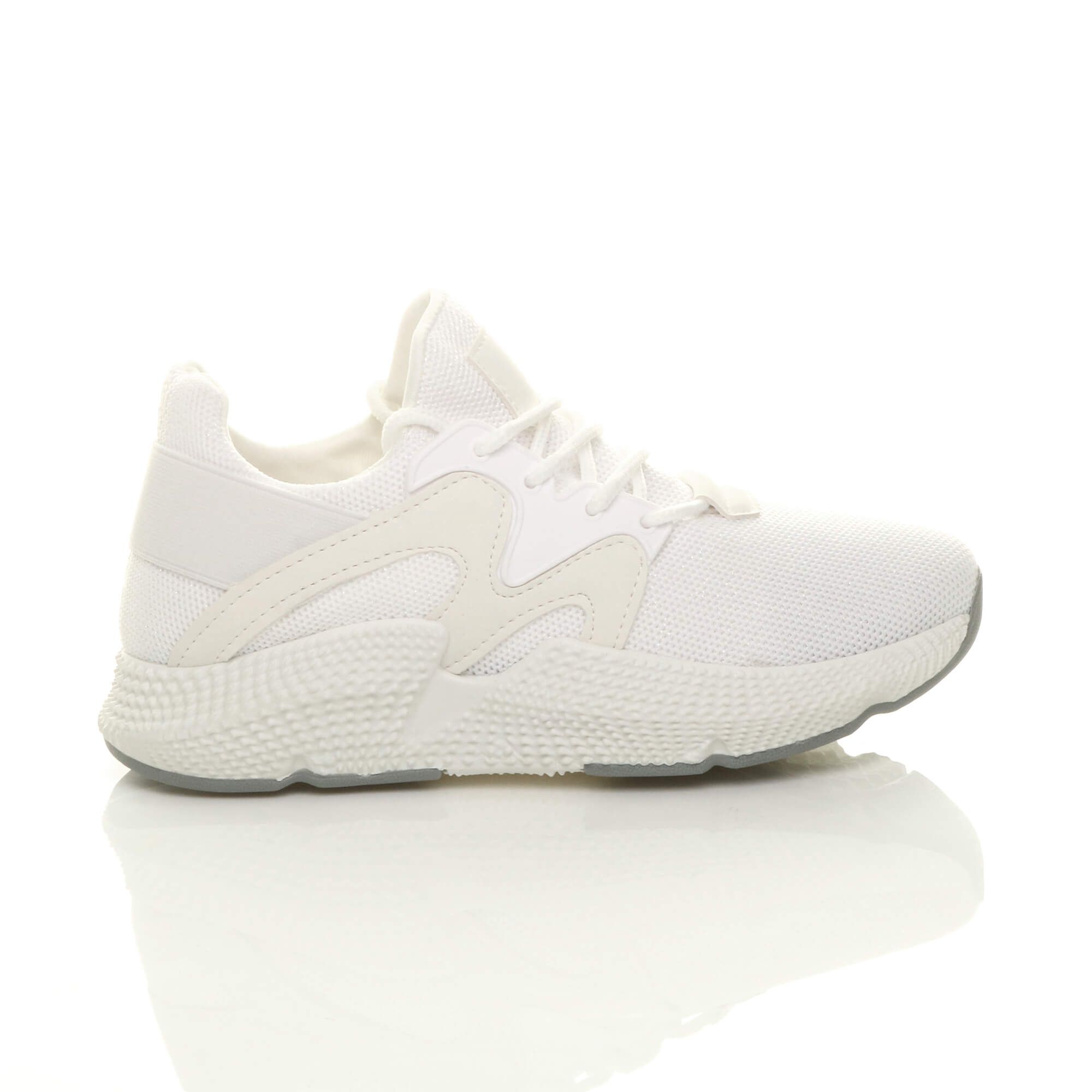 AJVANI Low Heel Lace Up Retro Chunky Trainers