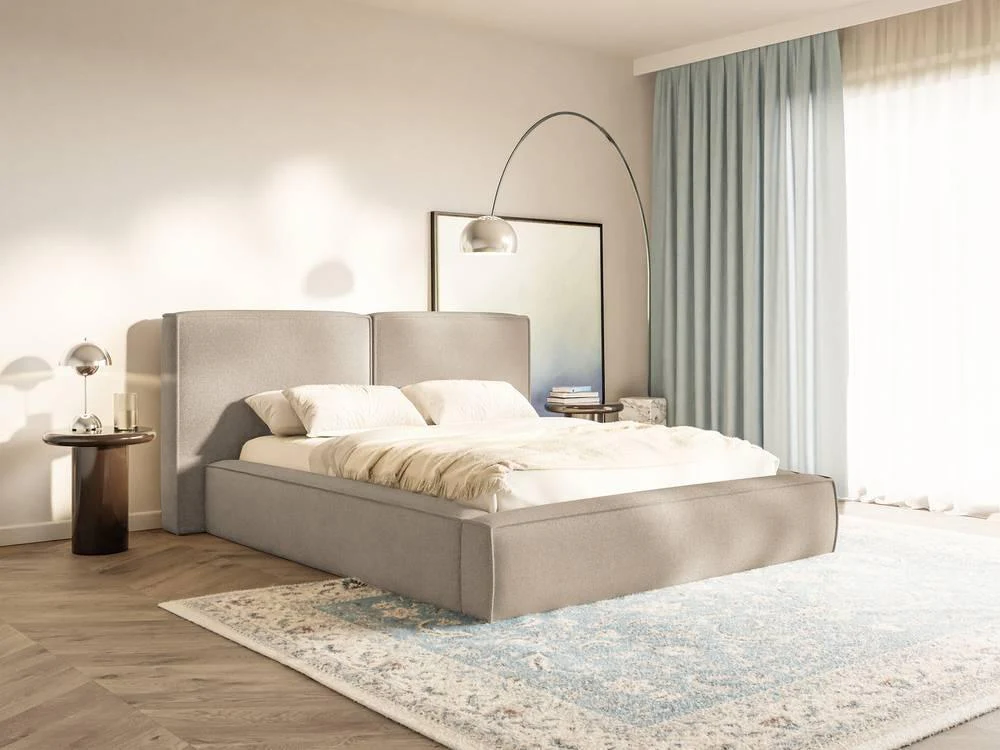 Bedframe Willa chenille 180 x 200 cm met opbergruimte