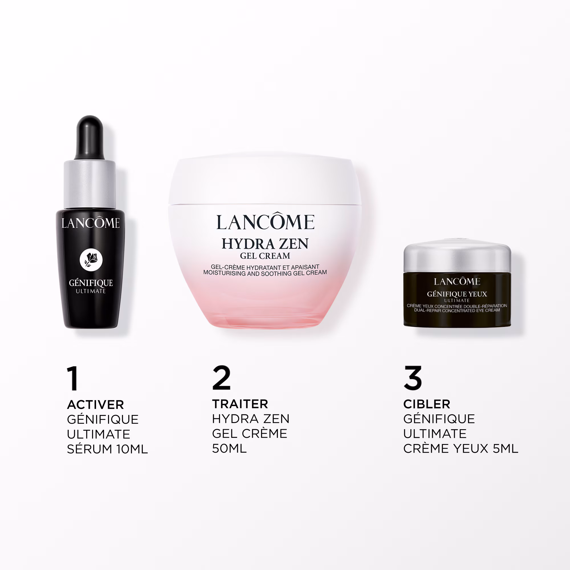HYDRAZENCoffret - gel crème hydrant et apaisant + génifique sérum & crème yeux