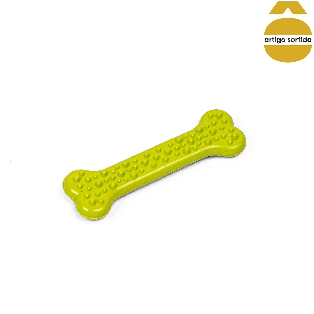 Osso de brincar flexível 10cm
