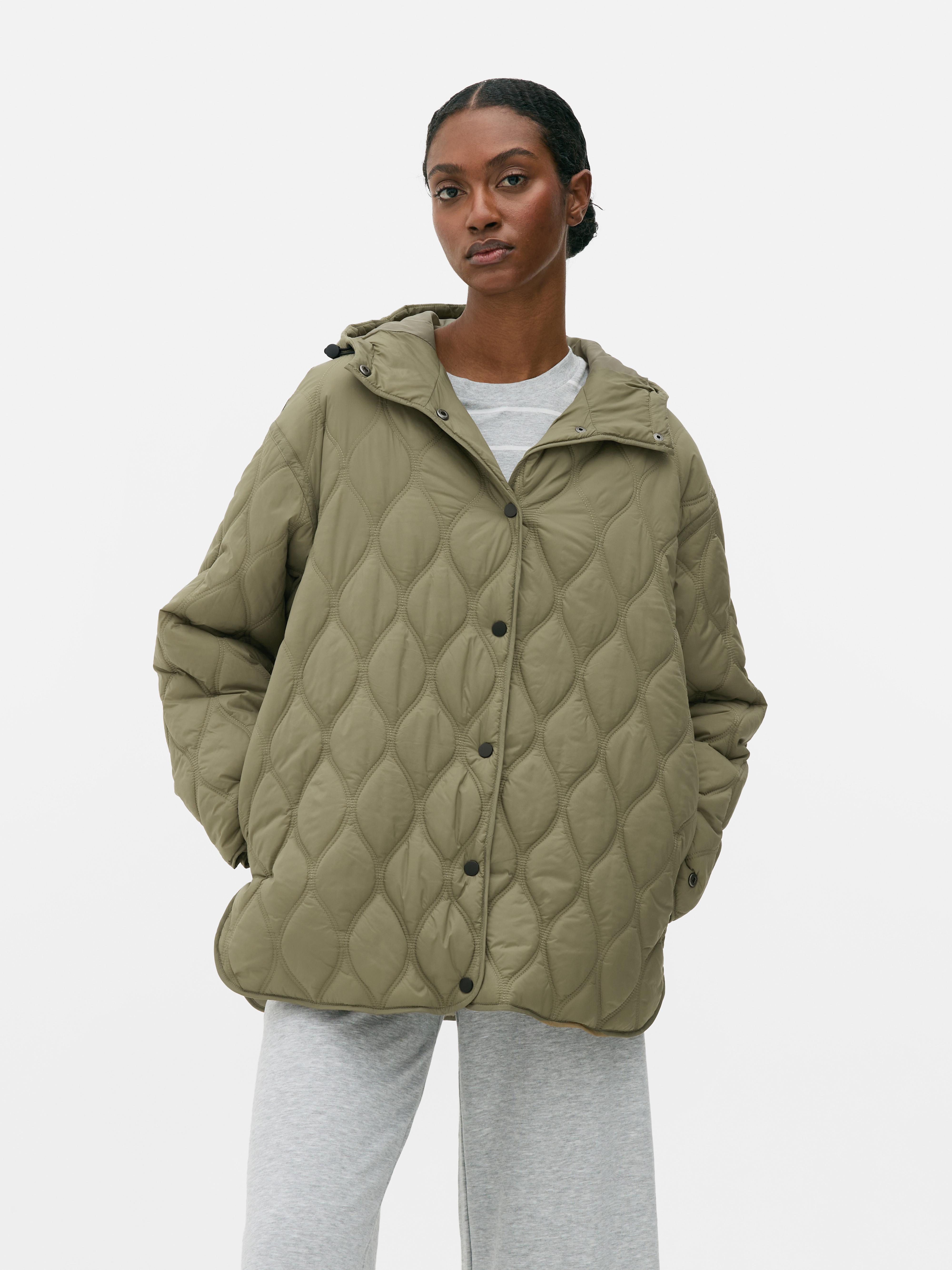 Quilted Hooded Puffer Coat