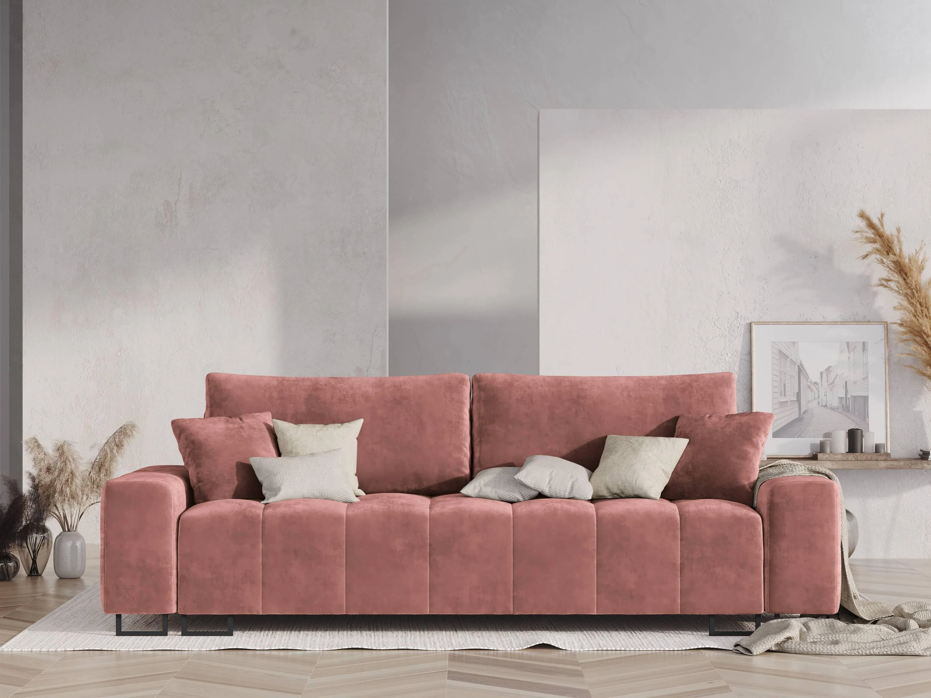 Slaapbank met opbergvak Wicklow velvet