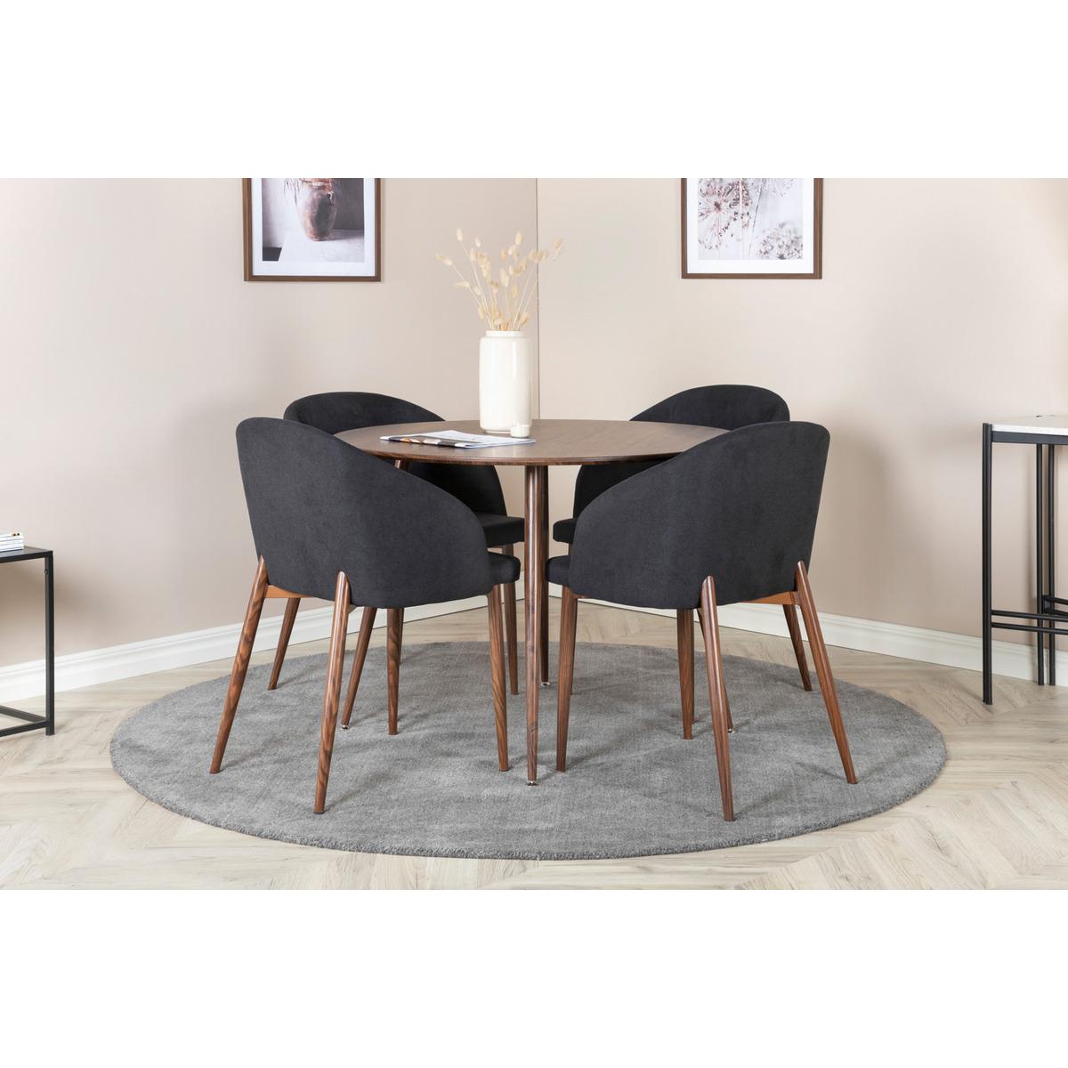 Svea - Sano ronde eettafel - ø100 cm - walnoot