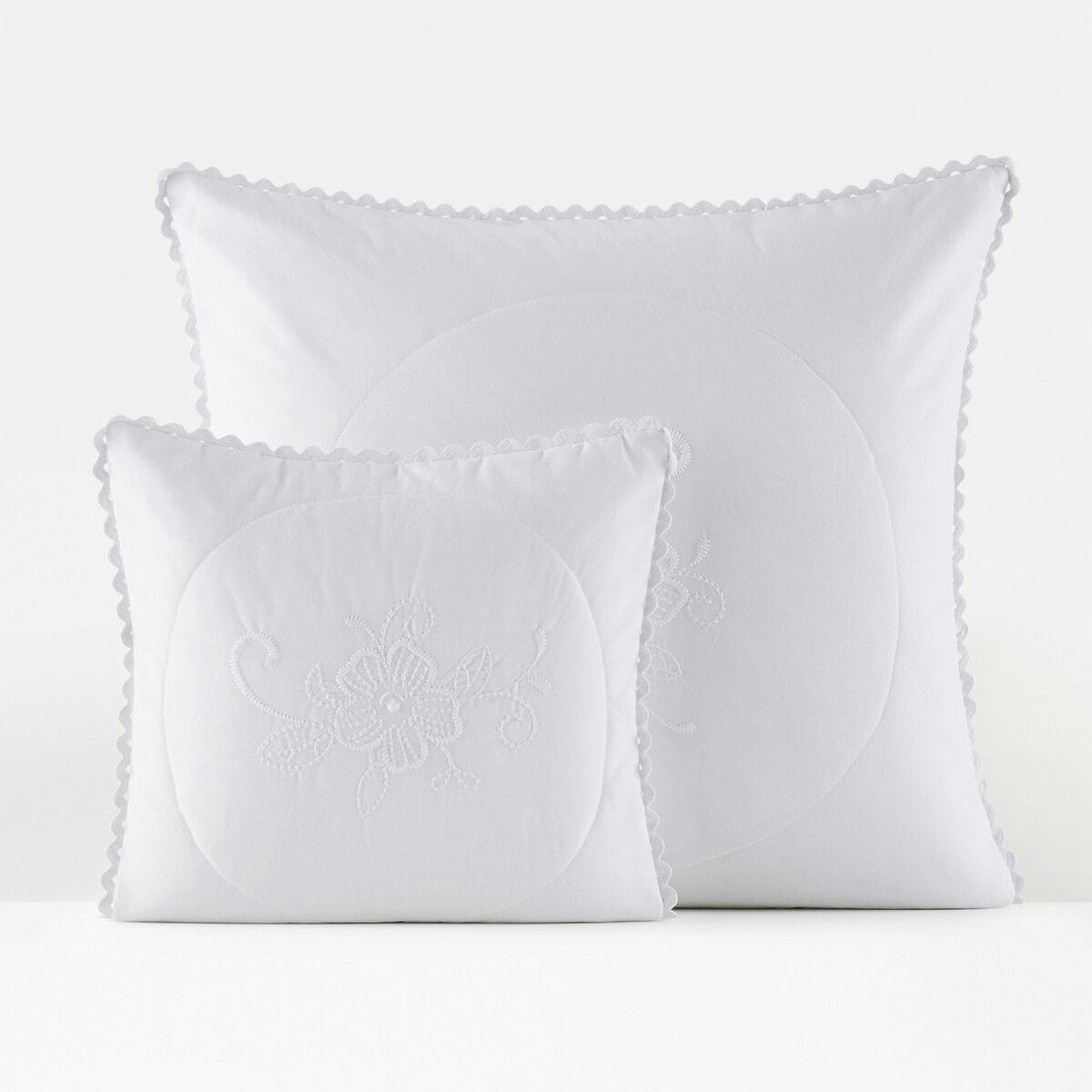 Housse de coussin coton brodé carrée, Tennessee
