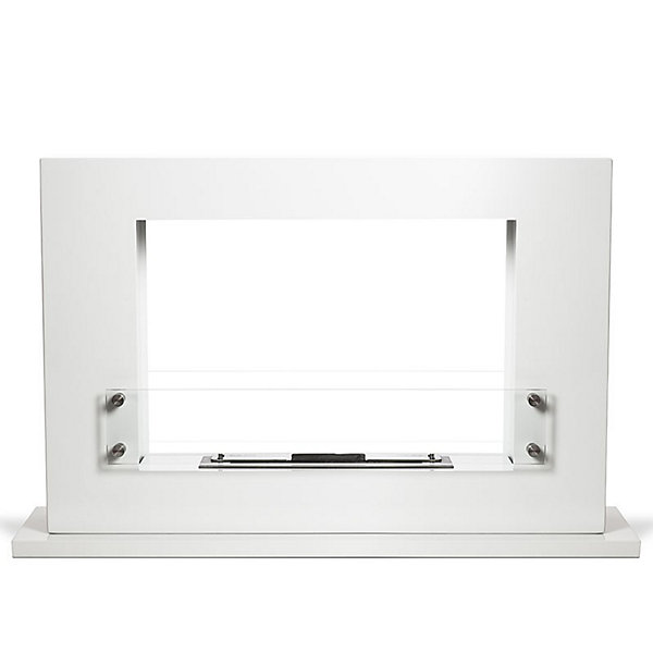 Cheminée éthanol Athena - Blanc - 2.2L/4kW