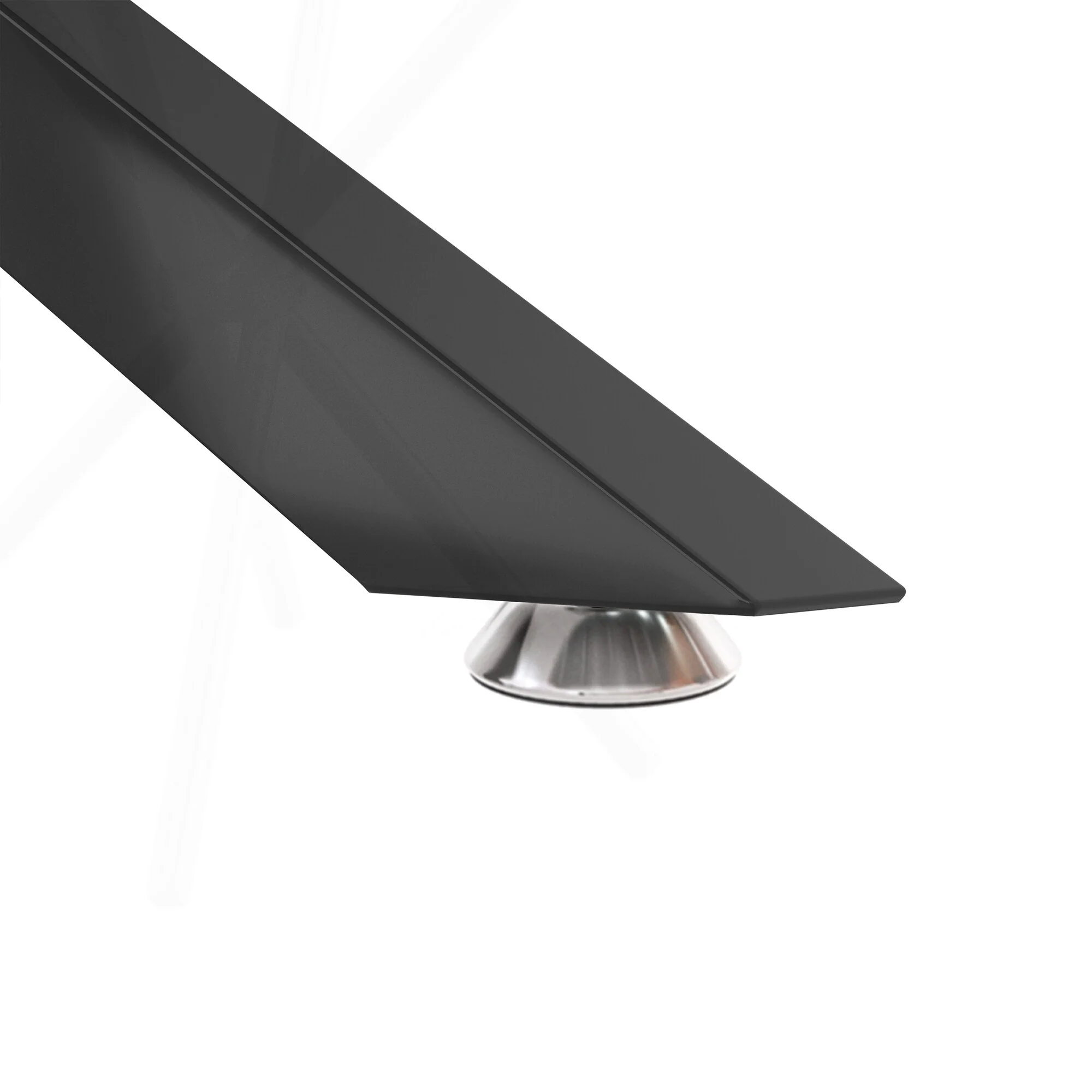 Stylish Rectangular Glass Coffee Table with Sturdy Metal Legs for Various Rooms