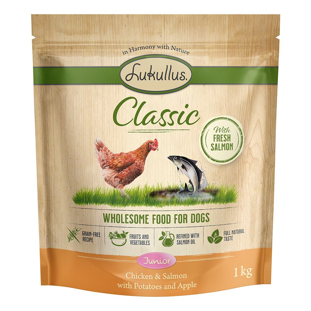 Lukullus Classic Junior Chicken & Salmon - Grain-Free