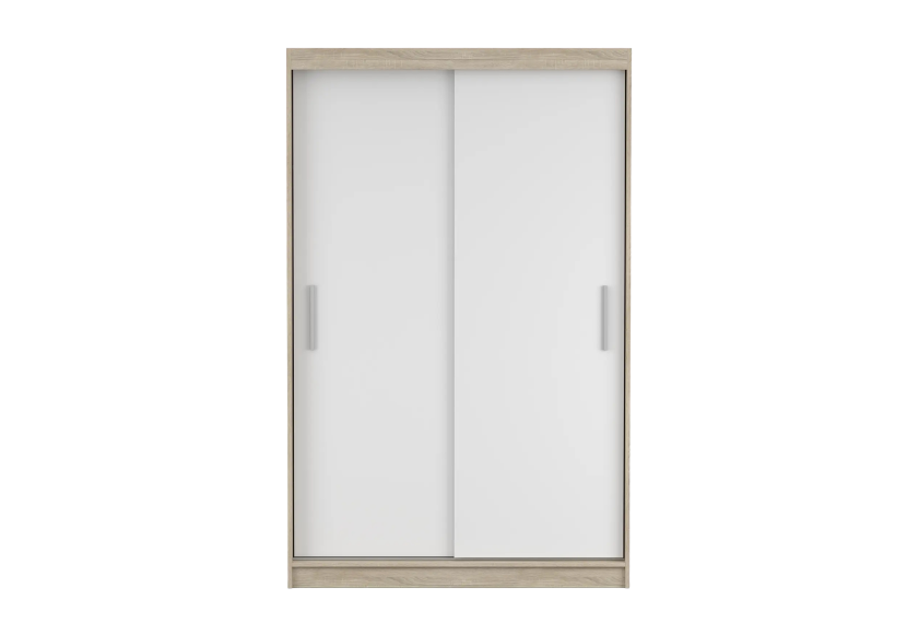 Szafa przesuwna NEOMI 04 120 cm Dąb sonoma/Biały mat