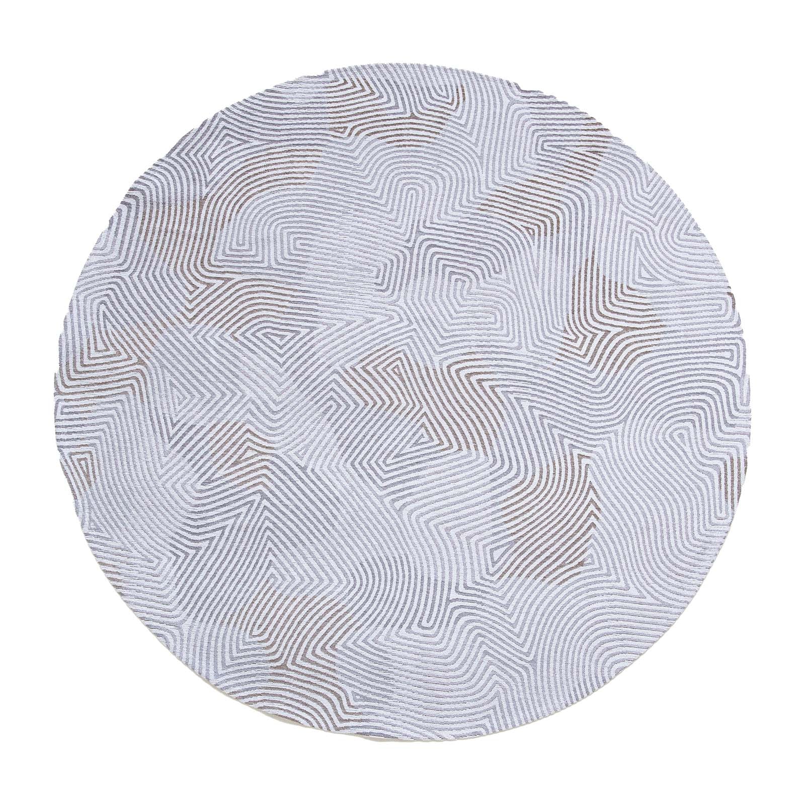 Ecorugs vloerkleed Oyster White - grijs - 140x140cm