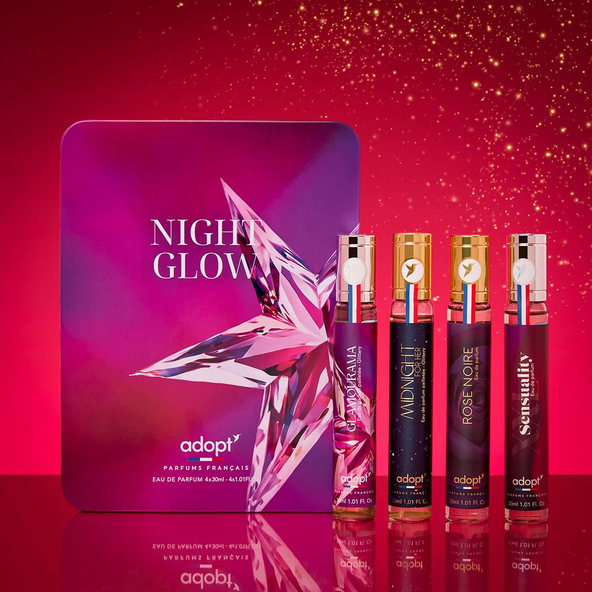 Night GlowCoffret 4 x eaux de parfums 30 ml
