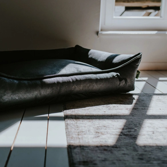 Hunde-Sofa, BxHxL: 60 x 20 x 80 cm, schwarz