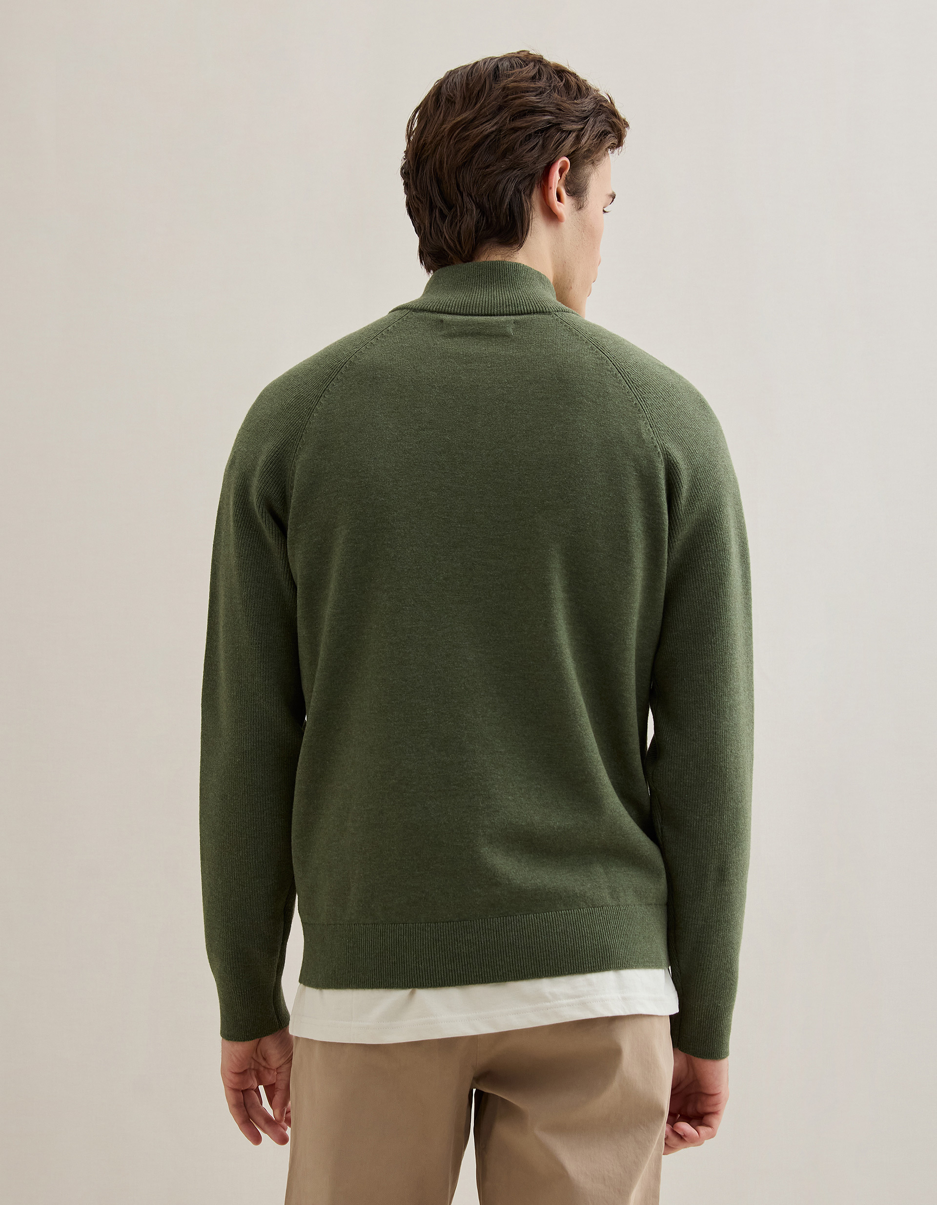 Camisola de Malha, Homem, Verde Escuro