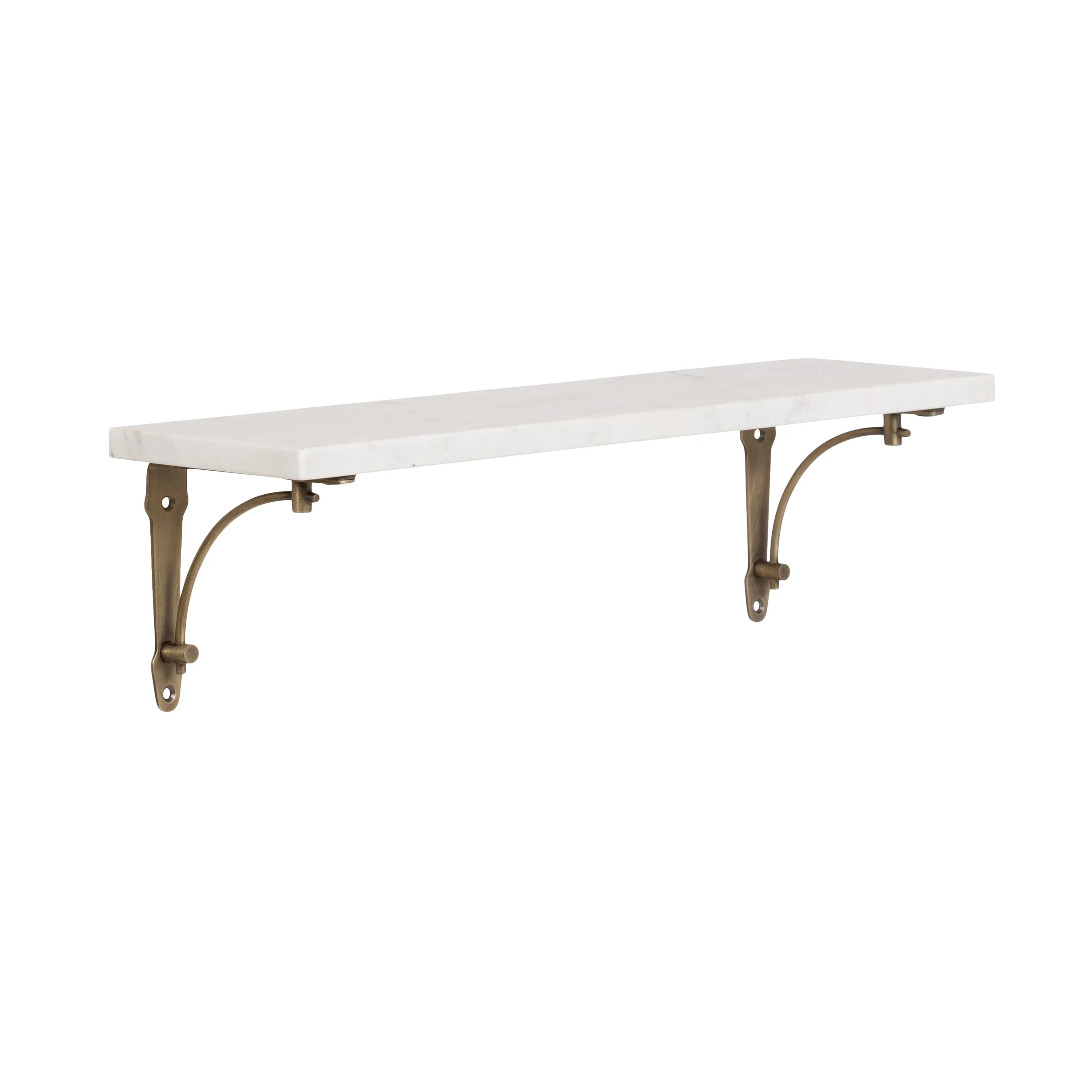 Kate and Laurel Hatley Marble Wall Shelf - 20